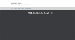 Desktop Screenshot of michaelsgayle.com