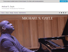 Tablet Screenshot of michaelsgayle.com